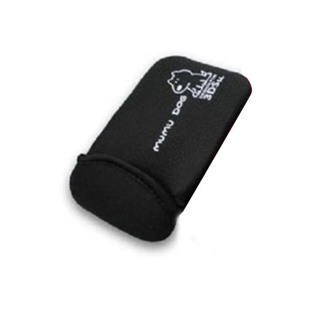 3DS NEW LL/XL MUMU DOG CARRYING POUCH BLACK