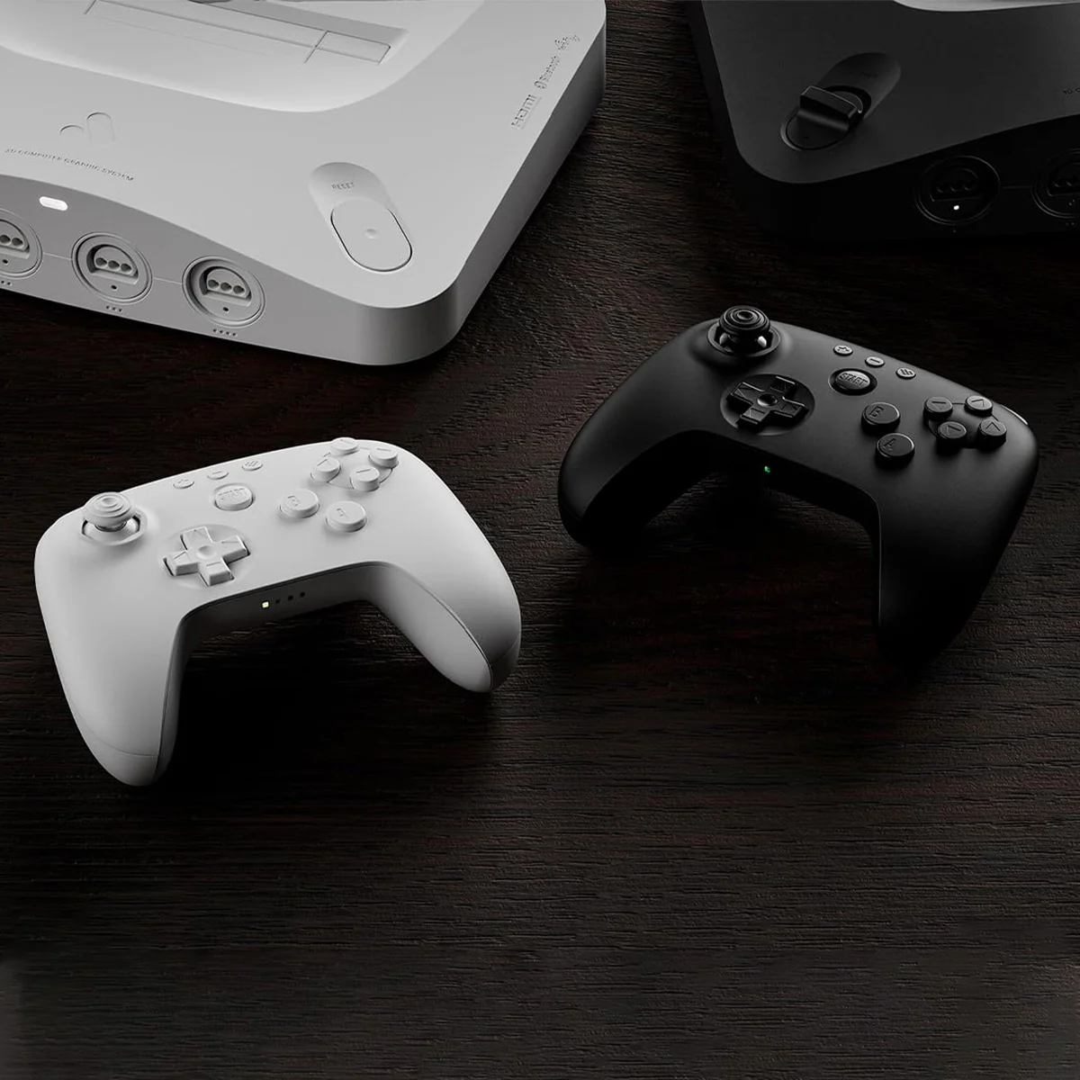 8Bitdo 64 Bluetooth Controller for Analogue 3D / Switch / Windows / Android (Black, White, Grey) (80NE) - Image 2