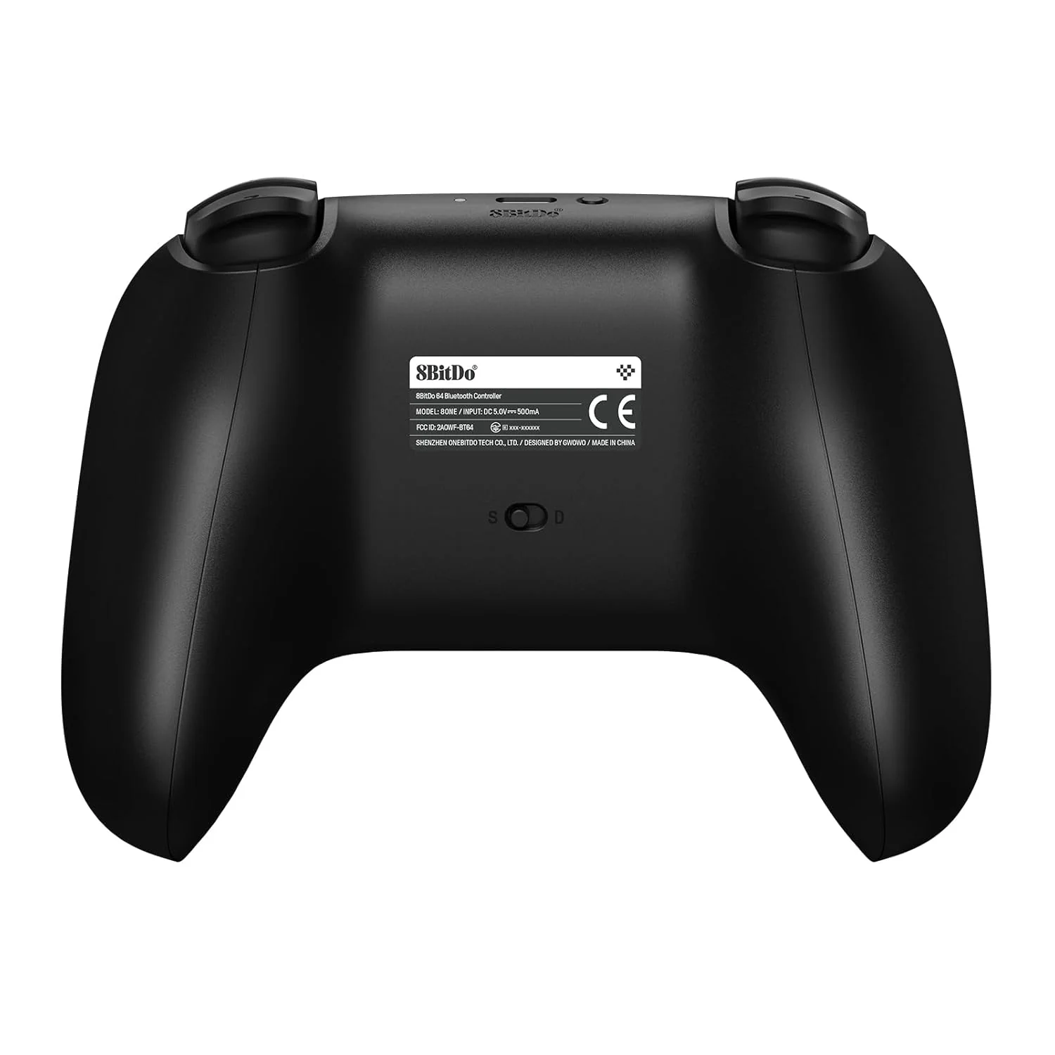 8Bitdo 64 Bluetooth Controller for Analogue 3D / Switch / Windows / Android (Black, White, Grey) (80NE) - Image 7