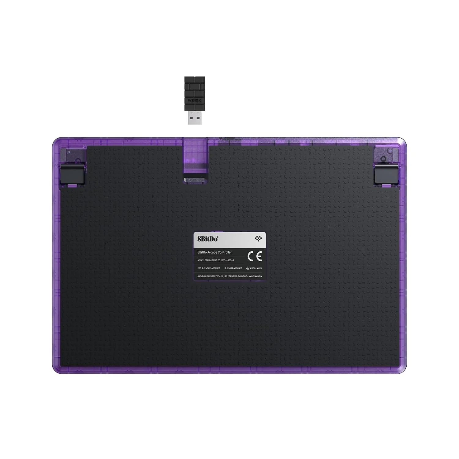 8Bitdo Arcade Controller for Nintendo Switch / Windows (Transparent Purple) (80FG) - Image 11