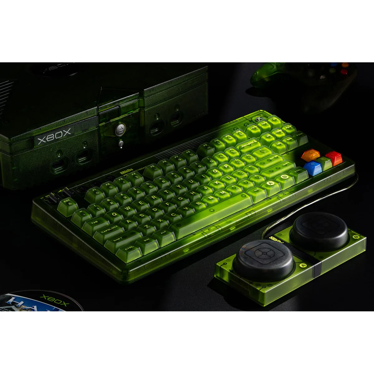 8Bitdo Retro 87 Mechanical Keyboard Xbox Edition (85HD) - Image 3