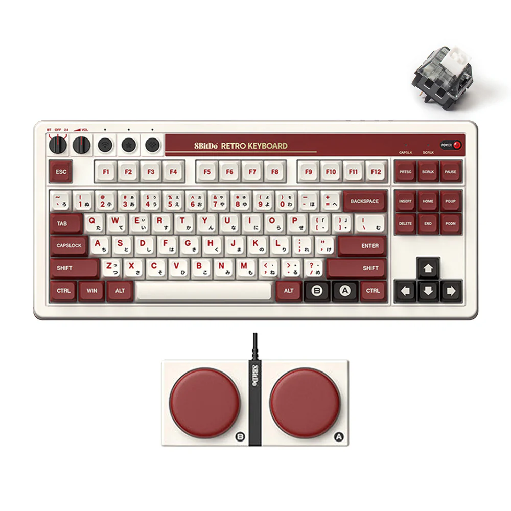 8Bitdo Retro Mechanical Keyboard (C64 Edition, M Edition, N Edition, Fami Edition) - Image 16