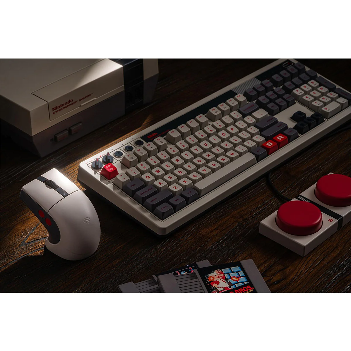 8Bitdo Retro R8 Tri-Mode Mouse with Charging Dock N Edition (85CB) - Image 10
