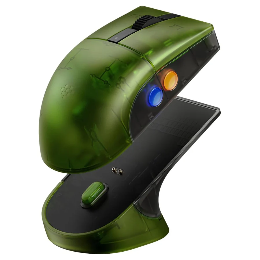8Bitdo Retro R8 Tri-Mode Mouse with Charging Dock Xbox Edition (85CB) - Image 2