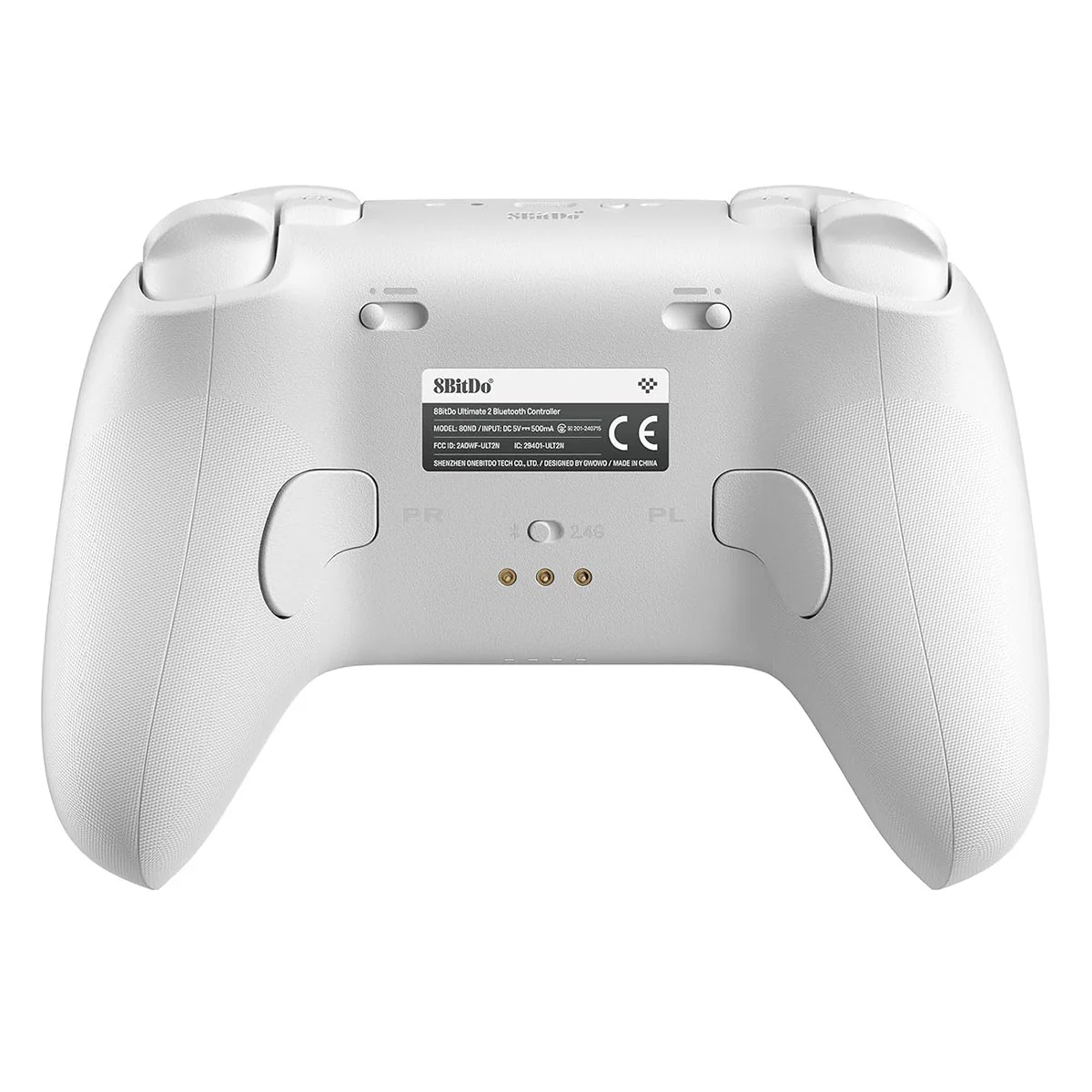 8BitDo Ultimate 2 Bluetooth Controller with TMR Joysticks, Switchable Hall Effect/ Tactile Triggers, Vibration & Motion Control, RGB Fire Ring with Charging Dock for Nintendo Switch/Windows PC/N-Switch Pro Controller (Black, White) (80ND) - Image 10