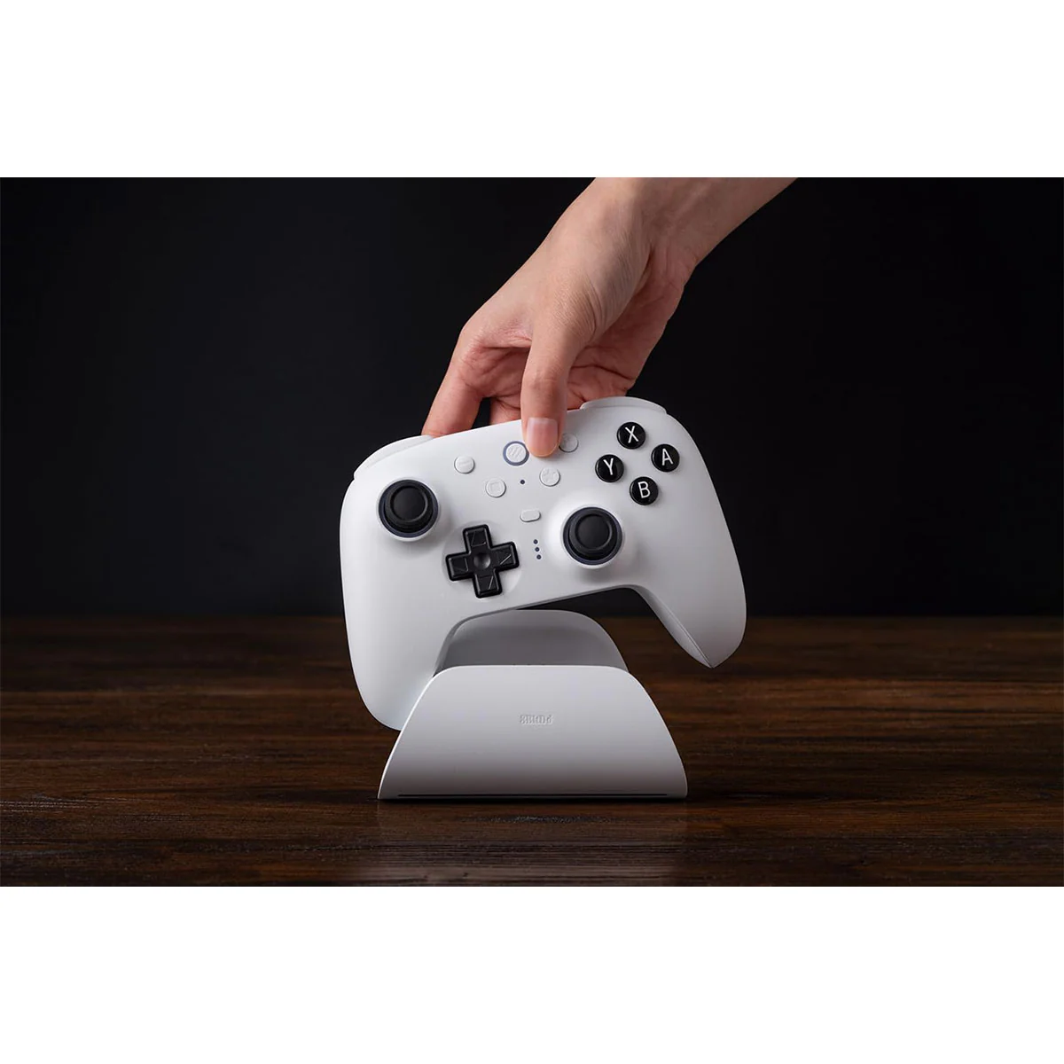 8BitDo Ultimate 2 Bluetooth Controller with TMR Joysticks, Switchable Hall Effect/ Tactile Triggers, Vibration & Motion Control, RGB Fire Ring with Charging Dock for Nintendo Switch/Windows PC/N-Switch Pro Controller (Black, White) (80ND) - Image 16