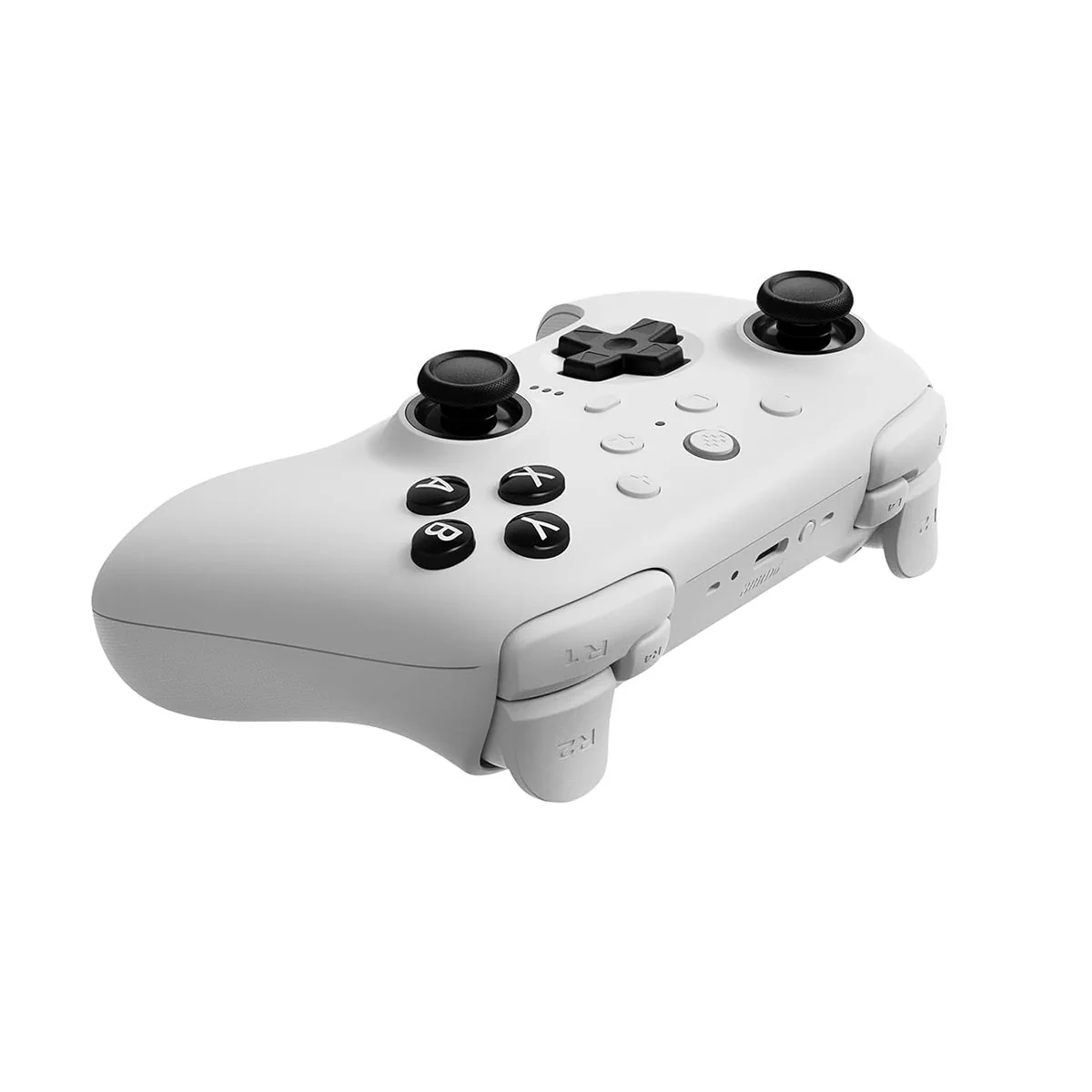 8BitDo Ultimate 2 Bluetooth Controller with TMR Joysticks, Switchable Hall Effect/ Tactile Triggers, Vibration & Motion Control, RGB Fire Ring with Charging Dock for Nintendo Switch/Windows PC/N-Switch Pro Controller (Black, White) (80ND) - Image 9
