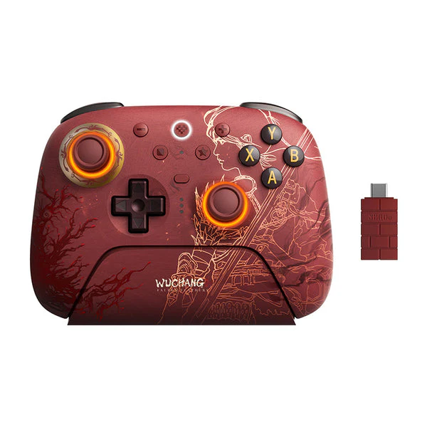 8BitDo Ultimate 2 Wireless Controller with TMR Joysticks, Switchable Hall Effect/ Tactile Triggers, RGB Fire Ring, 8Speed Wireless Tech with Charging Dock for Windows/Android (Wuchang Fallen Feathers) (81HE)