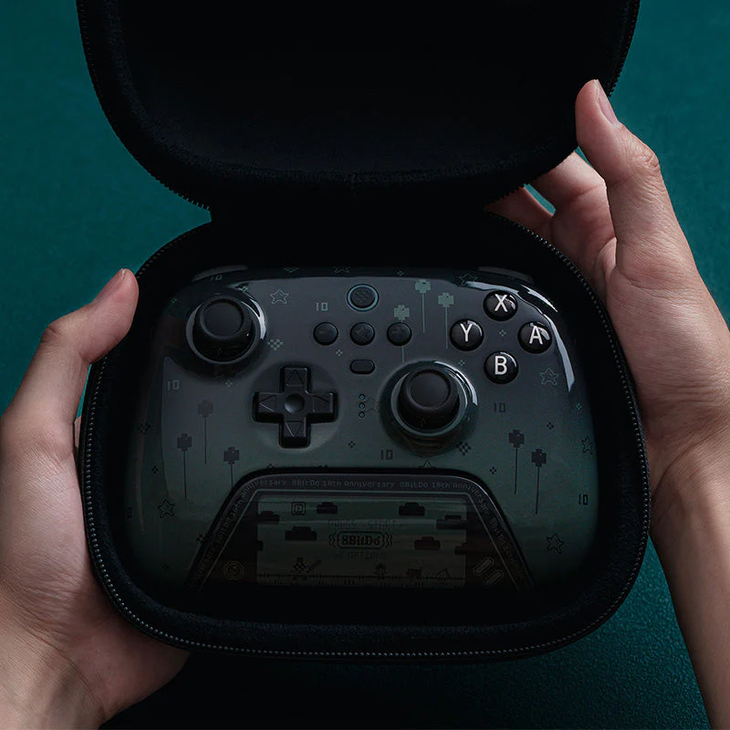 8bitdo Ultimate Bluetooth Controller 10th Anniversary Limited Edition w/ Protective Case - Image 19
