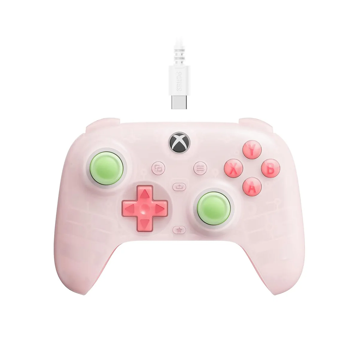 8Bitdo Ultimate Mini Wired Controller for Xbox (82CC) (Translucent Green, Translucent Pink, Translucent White) - Image 11