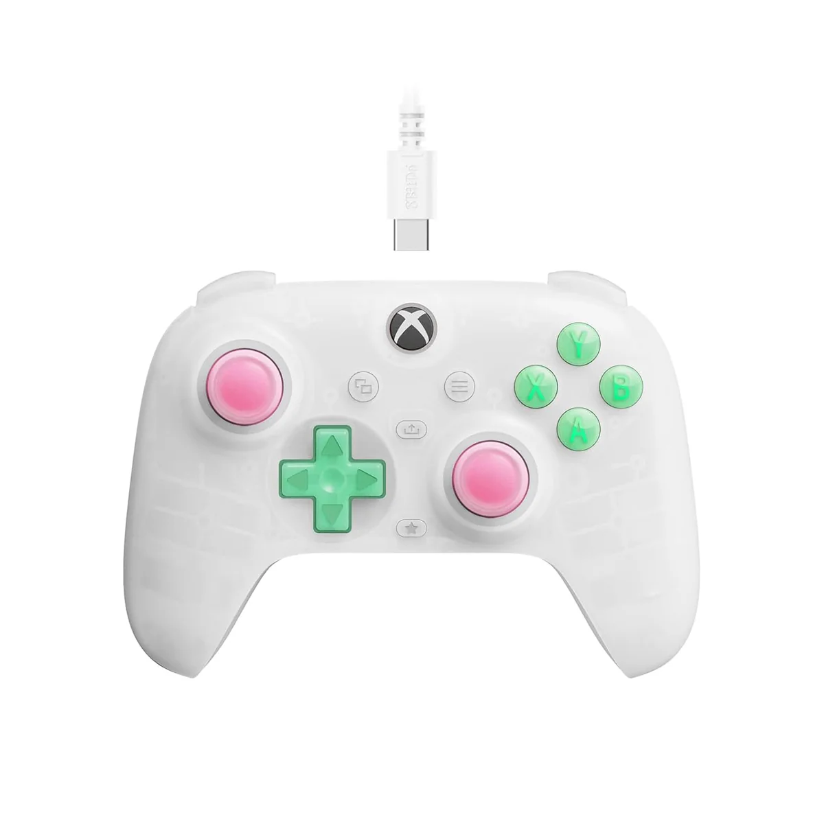 8Bitdo Ultimate Mini Wired Controller for Xbox (82CC) (Translucent Green, Translucent Pink, Translucent White) - Image 18