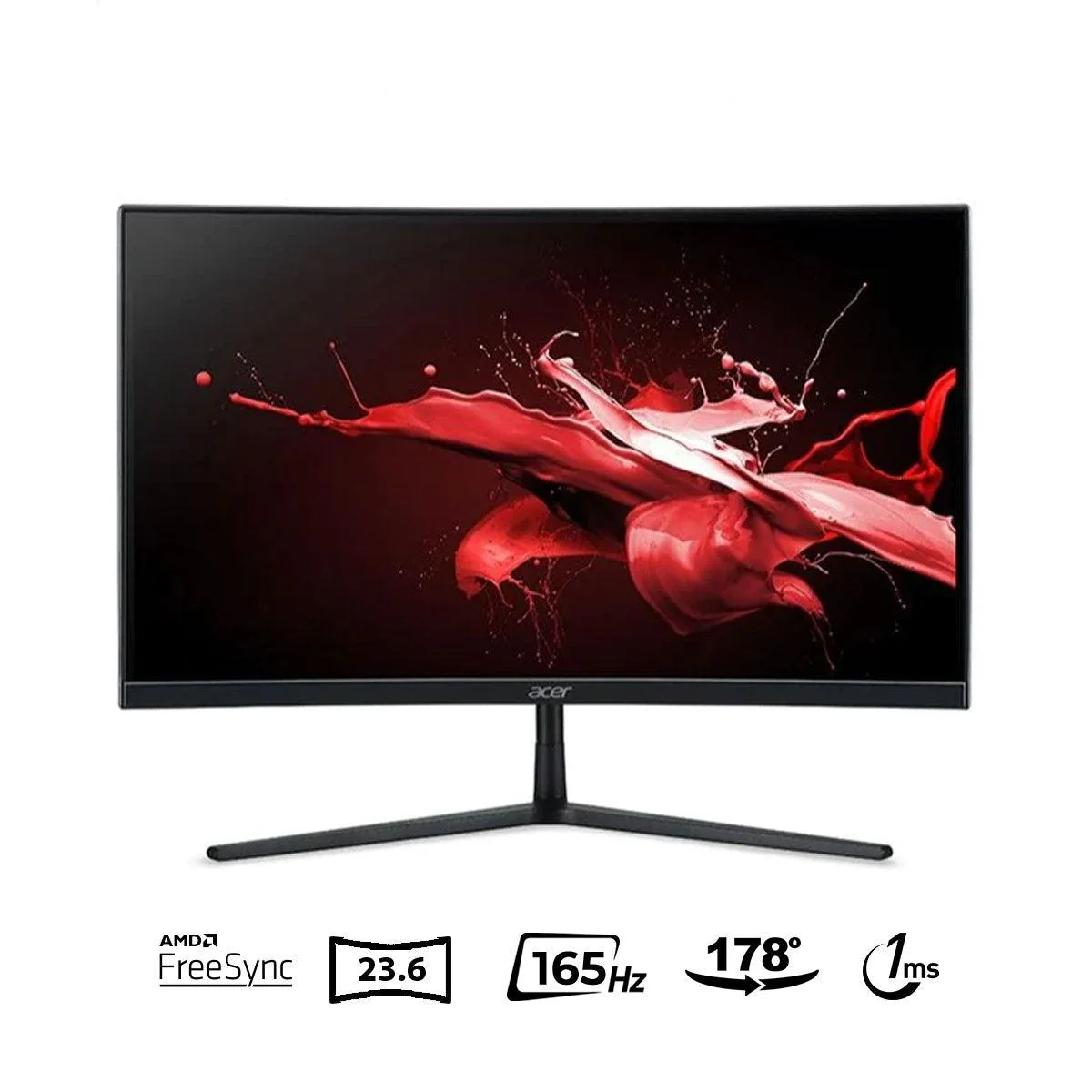 Acer EI242QR PBIIPX 23.6-Inch 165HZ FHD Curved VA Monitor