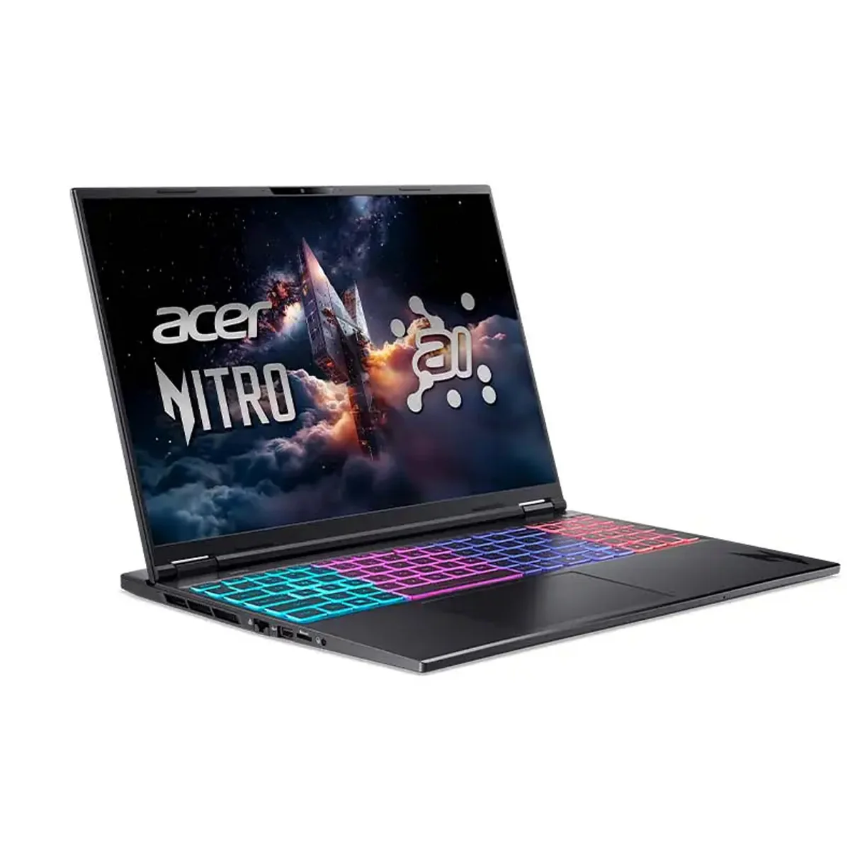 Acer Nitro 16S AI AN16S-61-R24N Gaming Laptop (Obsidian Black) | 16" WQXGA (2560x1600) 180Hz IPS | Ryzen AI 7 350 | 16GB RAM | 512GB SSD | RTX 5060 | Windows 11 Home | Acer VX15 Backpack - Image 4