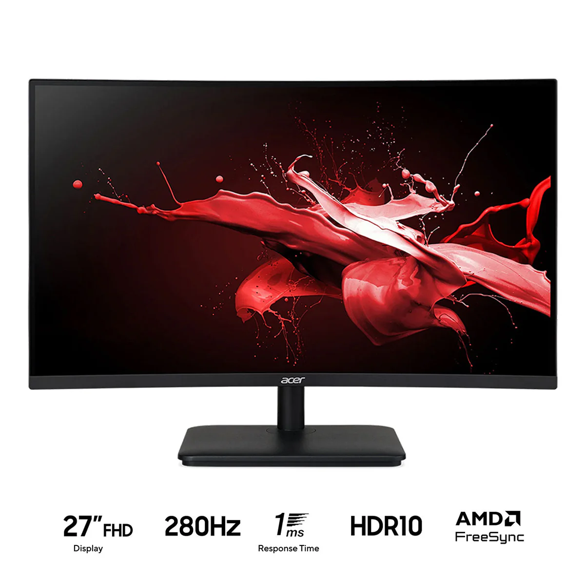 Acer Nitro ED270 ZBMIIPX 27" FHD (1920x1080) 240Hz (280Hz Max) 1MS HDR10 VA Gaming Monitor