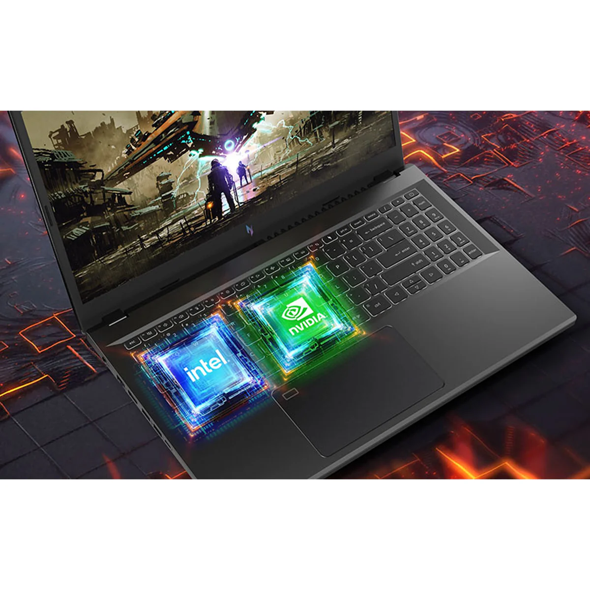 Acer Nitro V 15 ANV15-52-51Y8 Gaming Laptop (Obsidian Black) | 15.6" FHD (1920x1080) 165Hz IPS | Core i5-13420H | 16GB (2x8GB) RAM | 512GB SSD | RTX 4050 | Windows 11 Home | Acer VX15 Backpack - Image 9