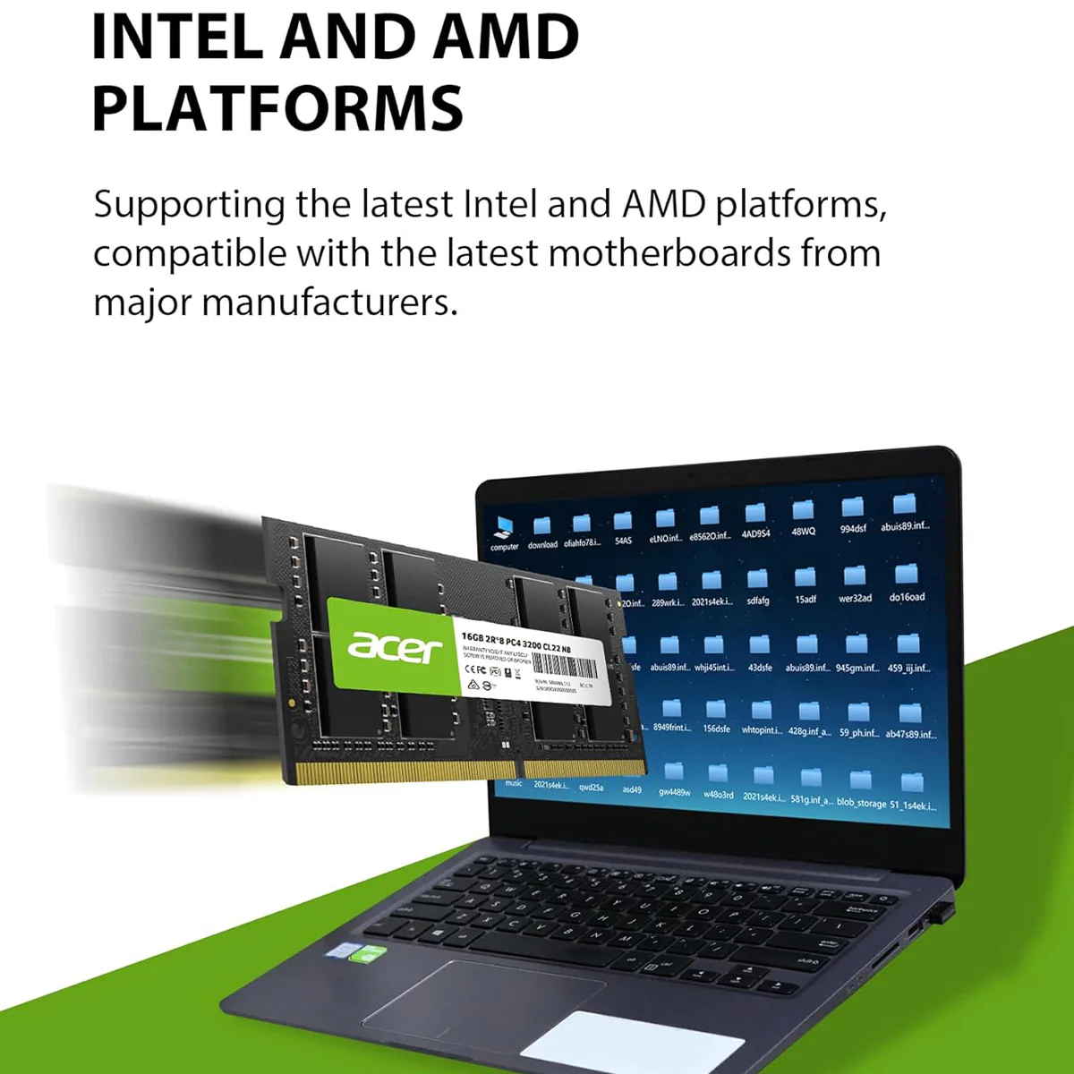 Acer SD100 3200MHz CL22 DDR4 SODIMM (8GB, 16GB) - Image 7