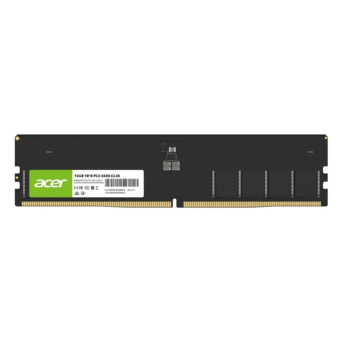 Acer UD200 16GB (1x16GB) 5600MHz CL46 DDR5 UDIMM (BL.9BWWA.422) - Image 2