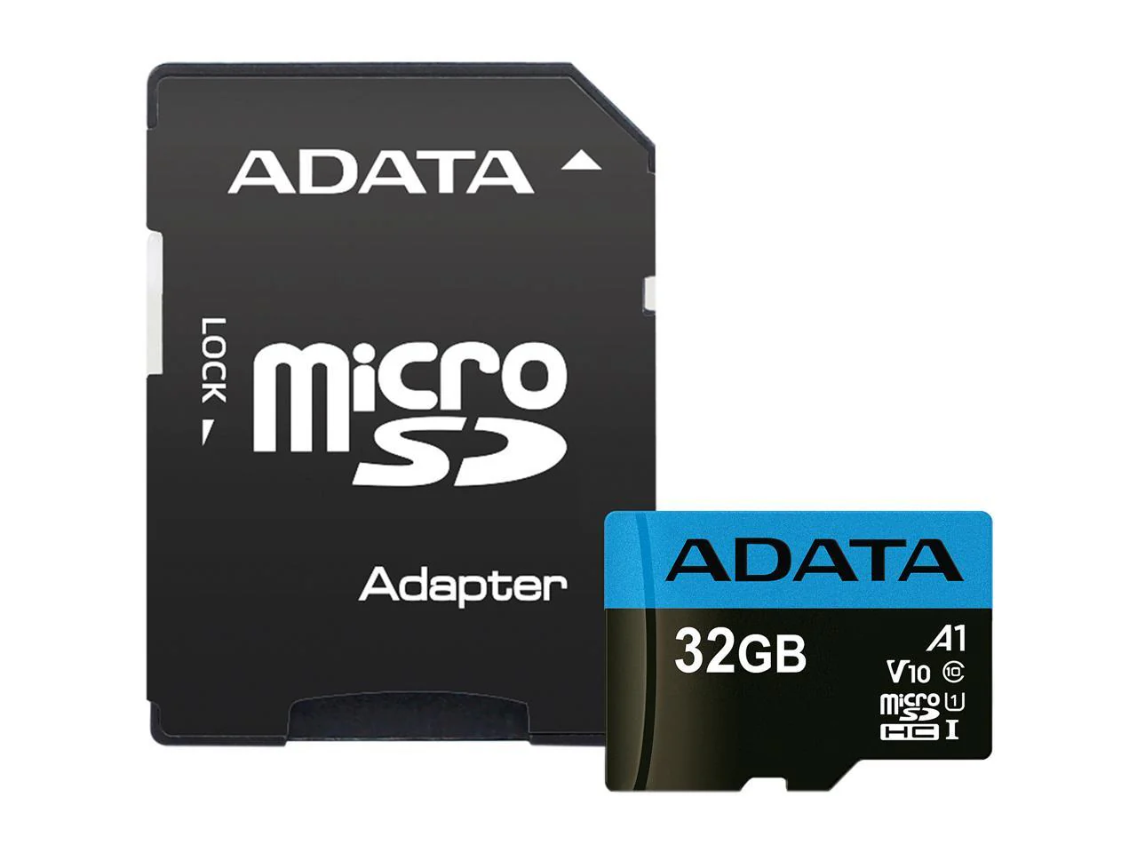 ADATA Premier 32GB MicroSDHC UHS-I Class 10 V10 A1 Memory Card With Adapter (AUSDH32GUICL10A1-RA1) - Image 2