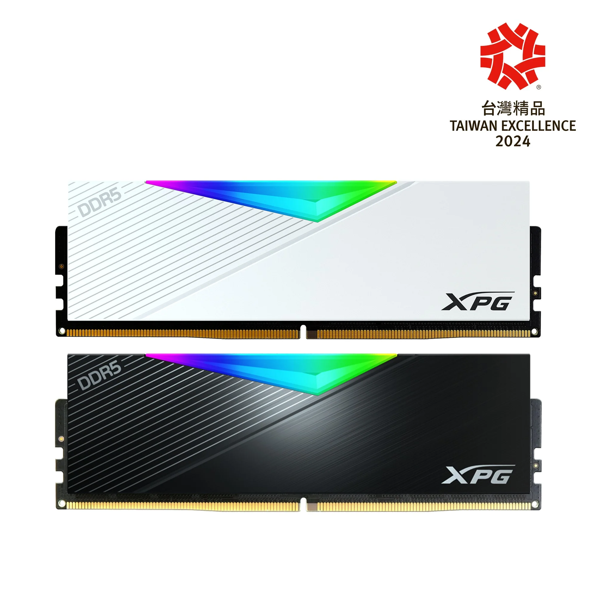 Adata XPG Lancer 32GB DDR5 5600HMZ Cl36 1.25V AX5U5600C3616G RGB Memory Module (Black, White)