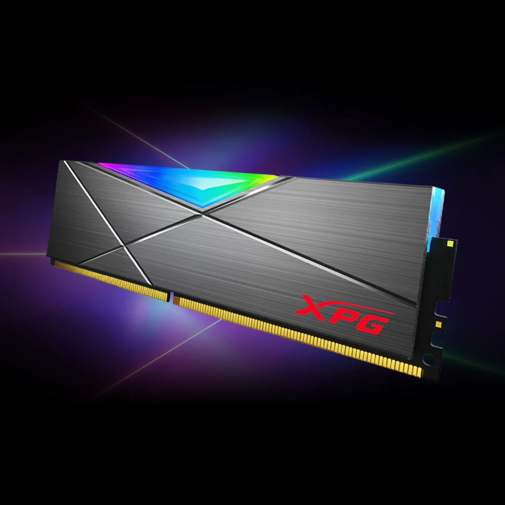 ADATA XPG Spectrix D50 16GB (1X16GB) DDR4 RGB 3600MHZ PC4-28800 CL18-22-22 1.35V Desktop Memory (Tungsten Grey) (AX4U360016G18I-ST50) - Image 3