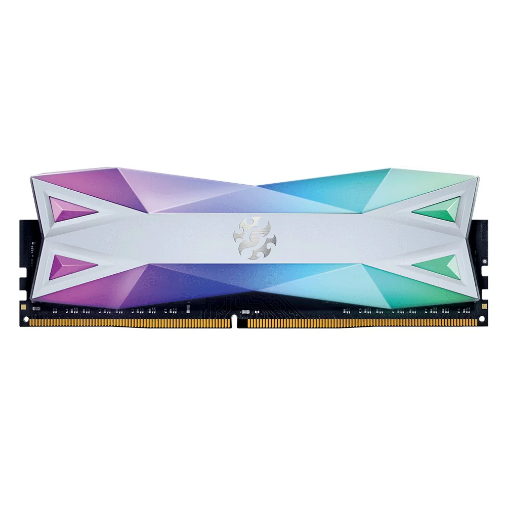 ADATA XPG Spectrix D60G 32GB (2X16GB) DDR4 RGB 3200MHZ PC4-25600 CL16-20-20 1.35V Desktop Memory (Tungsten Grey) (AX4U320016G16A-DT60) - Image 2