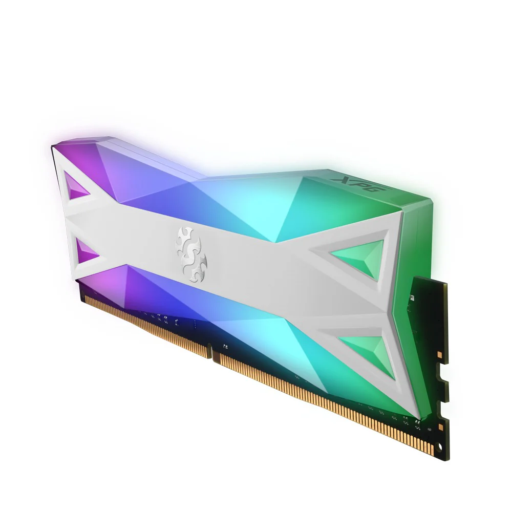 ADATA XPG Spectrix D60G 32GB (2X16GB) DDR4 RGB 3200MHZ PC4-25600 CL16-20-20 1.35V Desktop Memory (Tungsten Grey) (AX4U320016G16A-DT60) - Image 3