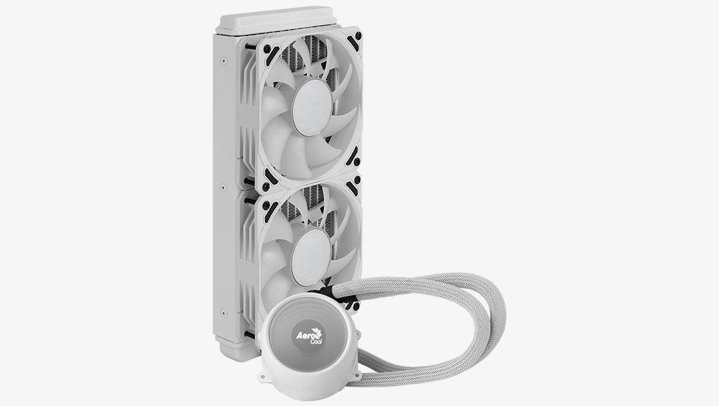 Aerocool Mirage L240 240MM ARGB Liquid Cpu Cooler (White) - Image 8
