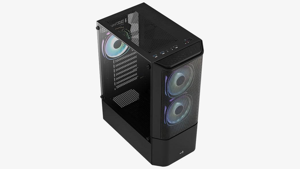 Aerocool Quantum Mesh-G-BK-V3 Mid-Tower Case (Black) - Image 10
