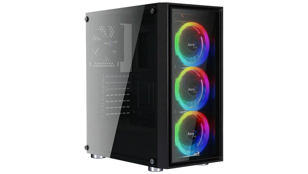 Aerocool Quartz Revo ARGB Mid-Tower Case (Black)