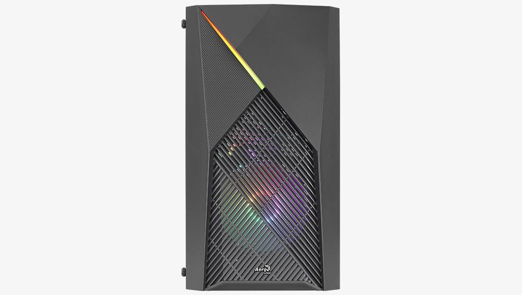 Aerocool Raider Mini-G-BK-V2 RGB Mini Tower Case (Black) - Image 6