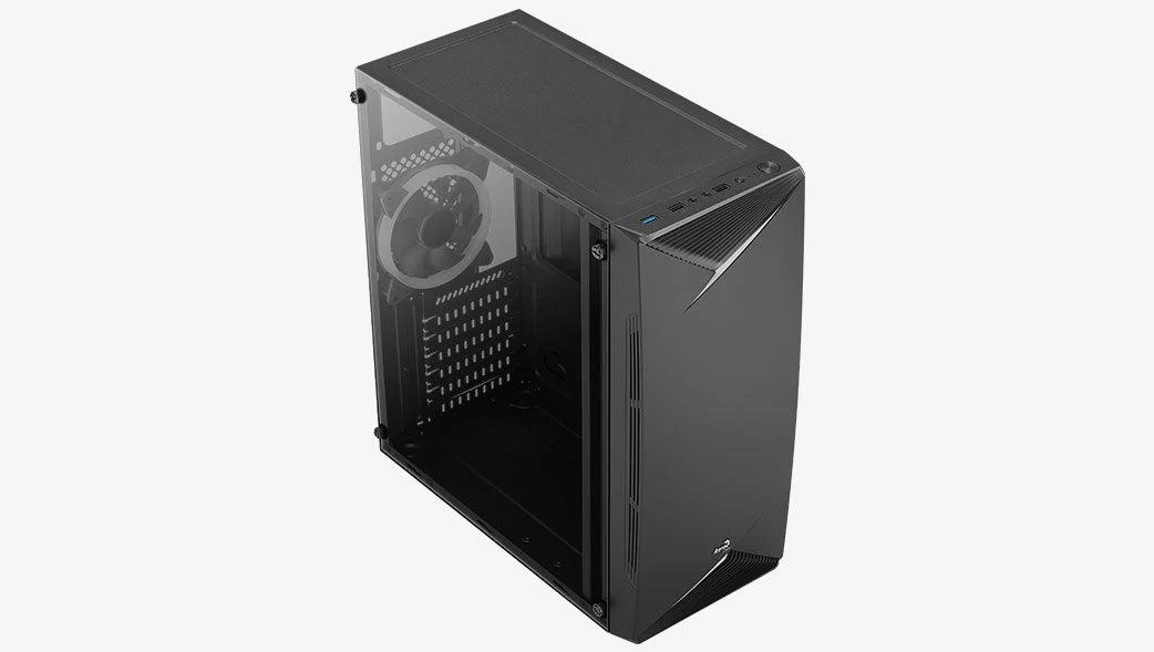 Aerocool Talon-G-BK-V1 RGB Mid-Tower Case (Black) - Image 3