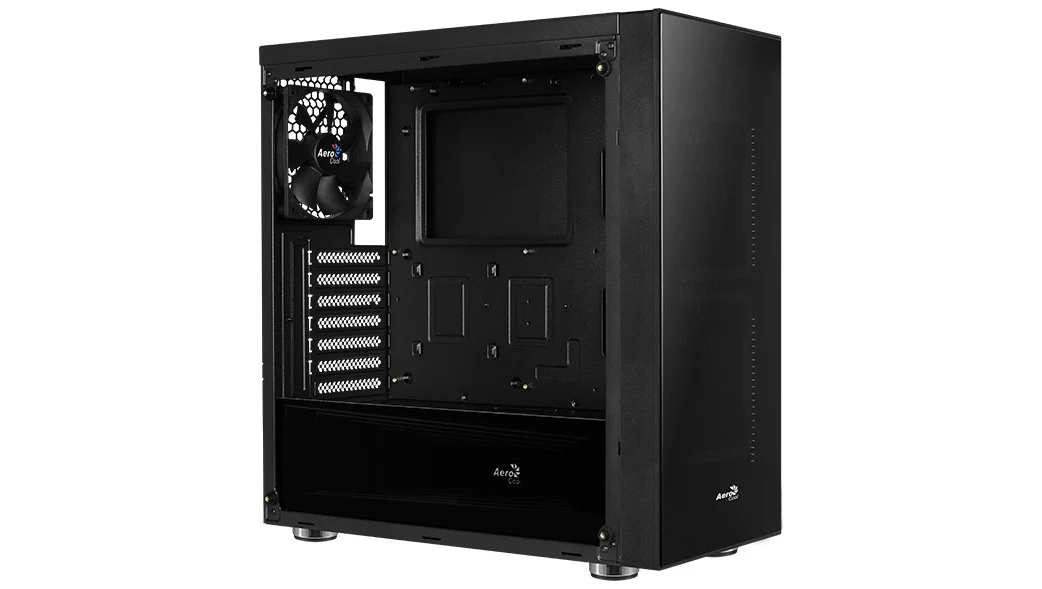 Aerocool TOR-G-BK-V1 ARGB Mid-Tower Case (Black) - Image 6