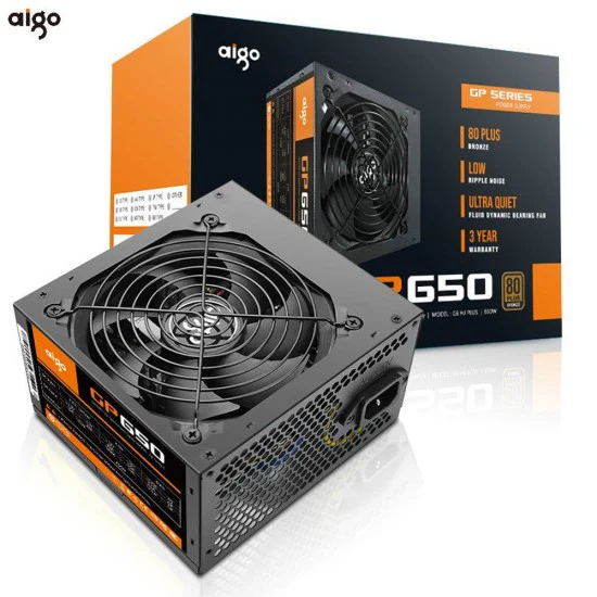 Aigo G6 HJ Plus GP650 650W 80+ Bronze Intel ATX 12V Switch Power Supply - Image 6