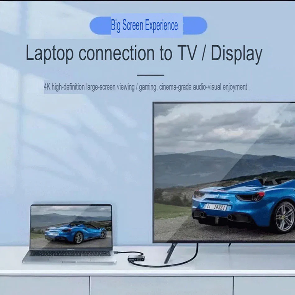 Airsky USB-C To HDTV To Hub Adapter 5 In 1 (HC-11) - Image 4