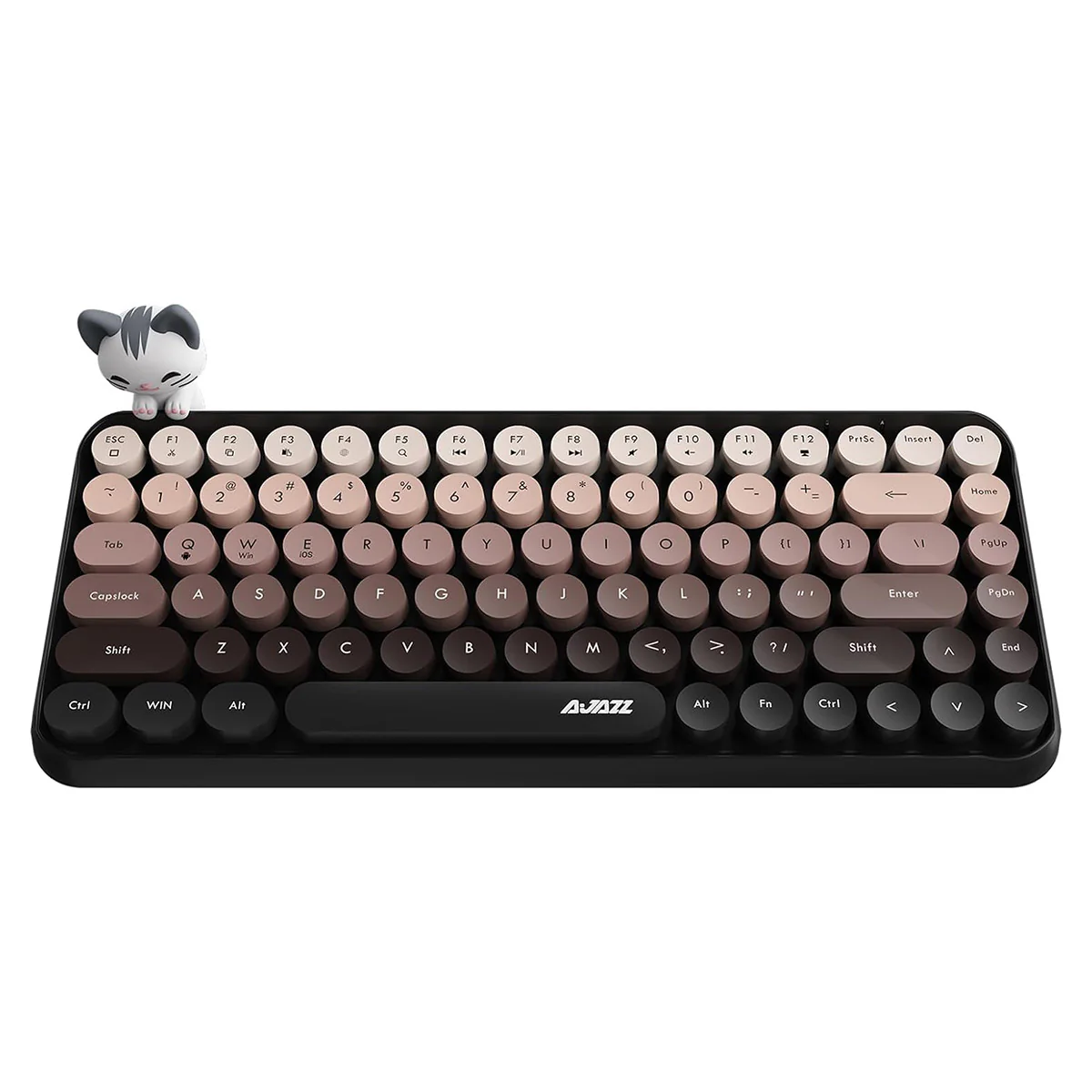 Ajazz 308I 84-Keys Bluetooth Wireless Membrane Keyboard (Bean Paste) - Image 2
