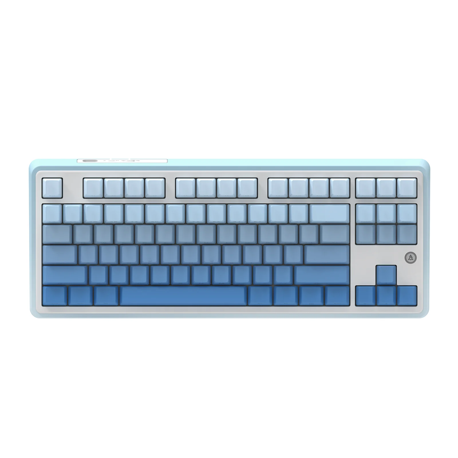 Ajazz AK870 RGB Tri-Mode 87-Keys TKL Gasket-mounted Hot Swappable Mechanical Keyboard (Gradient Blue) (Flying Fish Switch) - Image 2