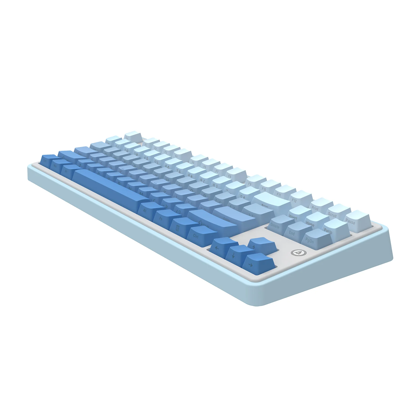 Ajazz AK870 RGB Tri-Mode 87-Keys TKL Gasket-mounted Hot Swappable Mechanical Keyboard (Gradient Blue) (Flying Fish Switch) - Image 3