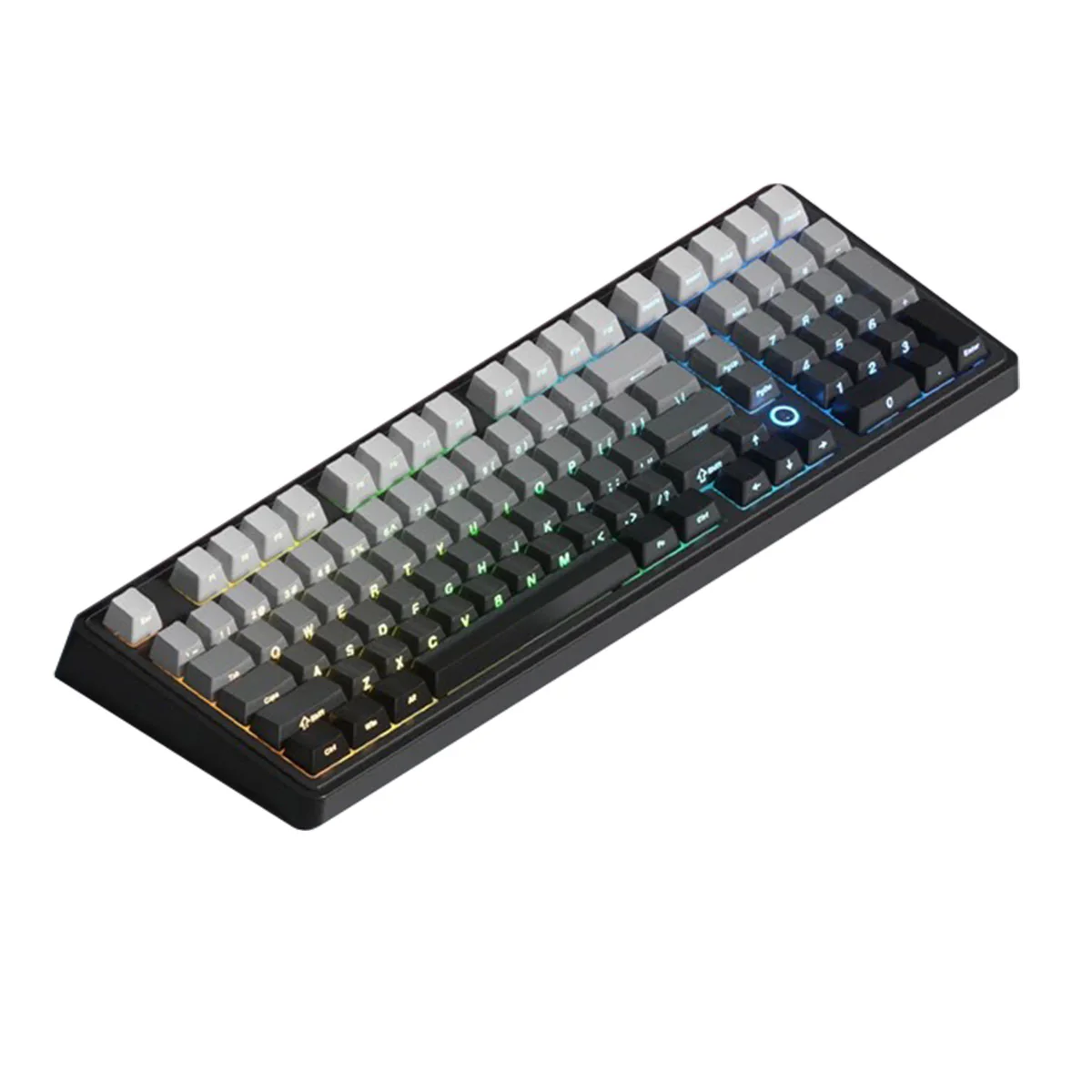 Ajazz AK980 Max RGB Wired 98-Keys Gasket-Mounted Hot-Swappable Mechanical Keyboard (Gradient Black/Grey) (Magnetic Powder Shaft Switch) - Image 2