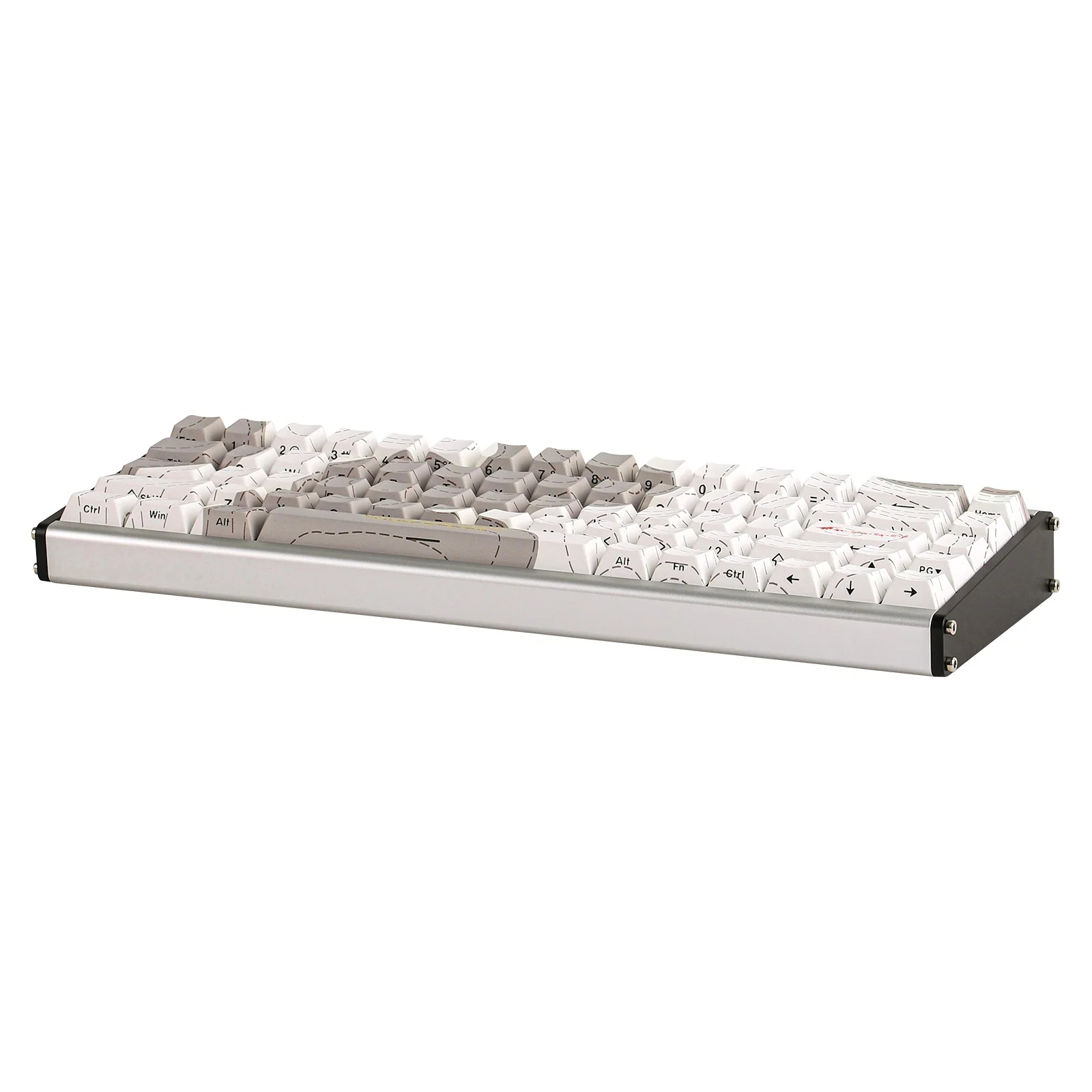 Ajazz ALUX68 Max RGB Wired 68-Keys Aluminum CNC Case Hot-Swappable Mechanical Keyboard (Mount Kailash: The Rhythm of Snow and Rock) (Aquarius Magnetic Switch) - Image 10