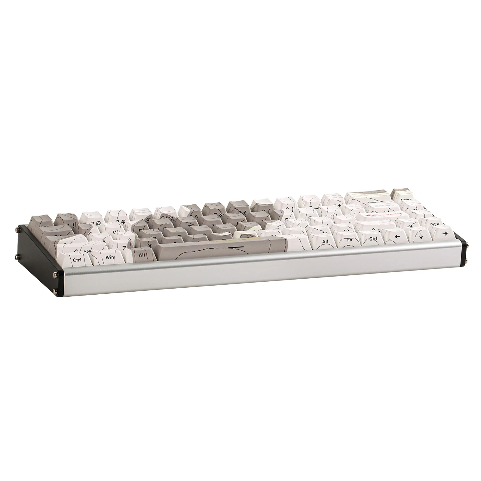 Ajazz ALUX68 Max RGB Wired 68-Keys Aluminum CNC Case Hot-Swappable Mechanical Keyboard (Mount Kailash: The Rhythm of Snow and Rock) (Aquarius Magnetic Switch) - Image 9