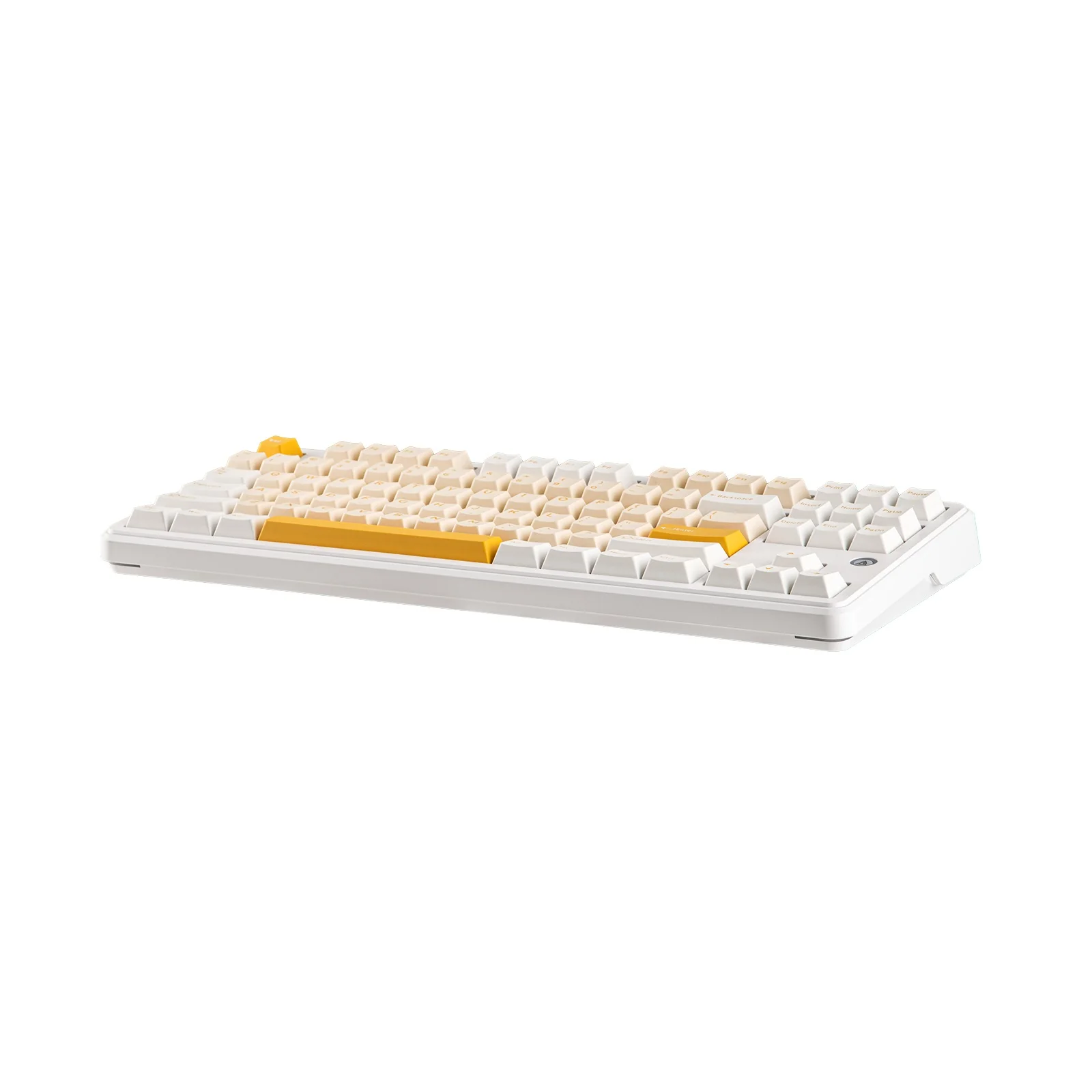 Ajazz MK87 RGB 87 Keys Hot-Swappable Mechanical Keyboard (Yellow/White/Yellow) (Day Dream Switch) - Image 3