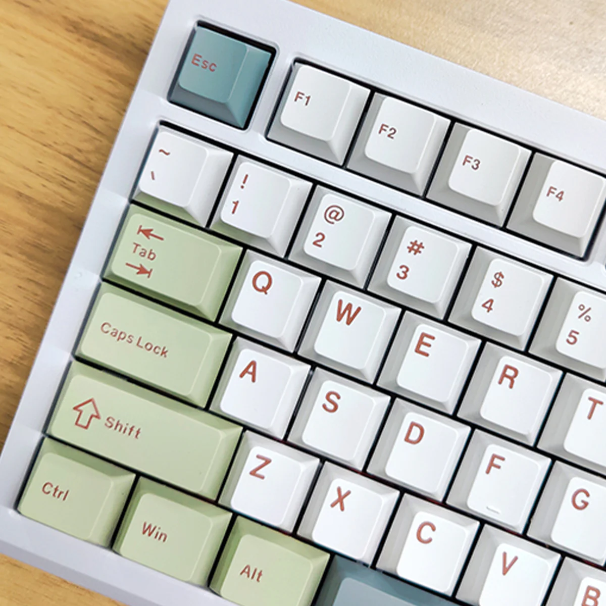 Ajazz QS87 Max RGB Tri-Mode 87-Keys Aluminum CNC Case Hot-Swappable Mechanical Keyboard (Cyan/White/Blue) (Flame Red V2 Switch) - Image 5