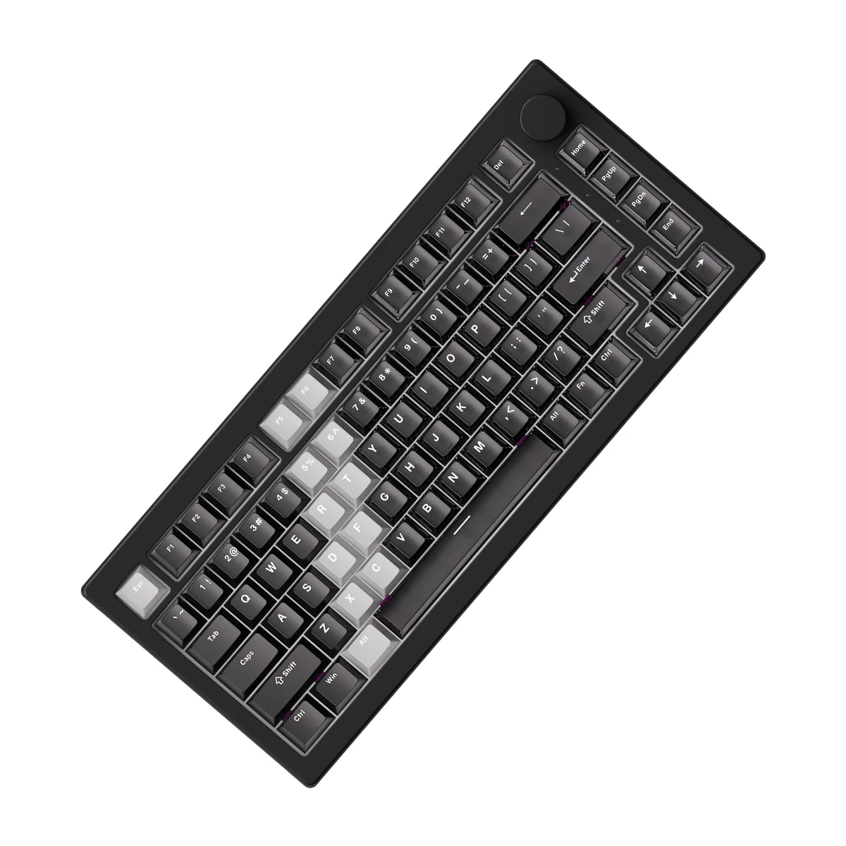 Akko 5075 V3 Wired ARGB Hot-Swappable Magnetic Keyboard (Gradient Hybrid Black Transparent) (Akko AstroAim Magnetic Switch) (001-075-085-060-062) - Image 14