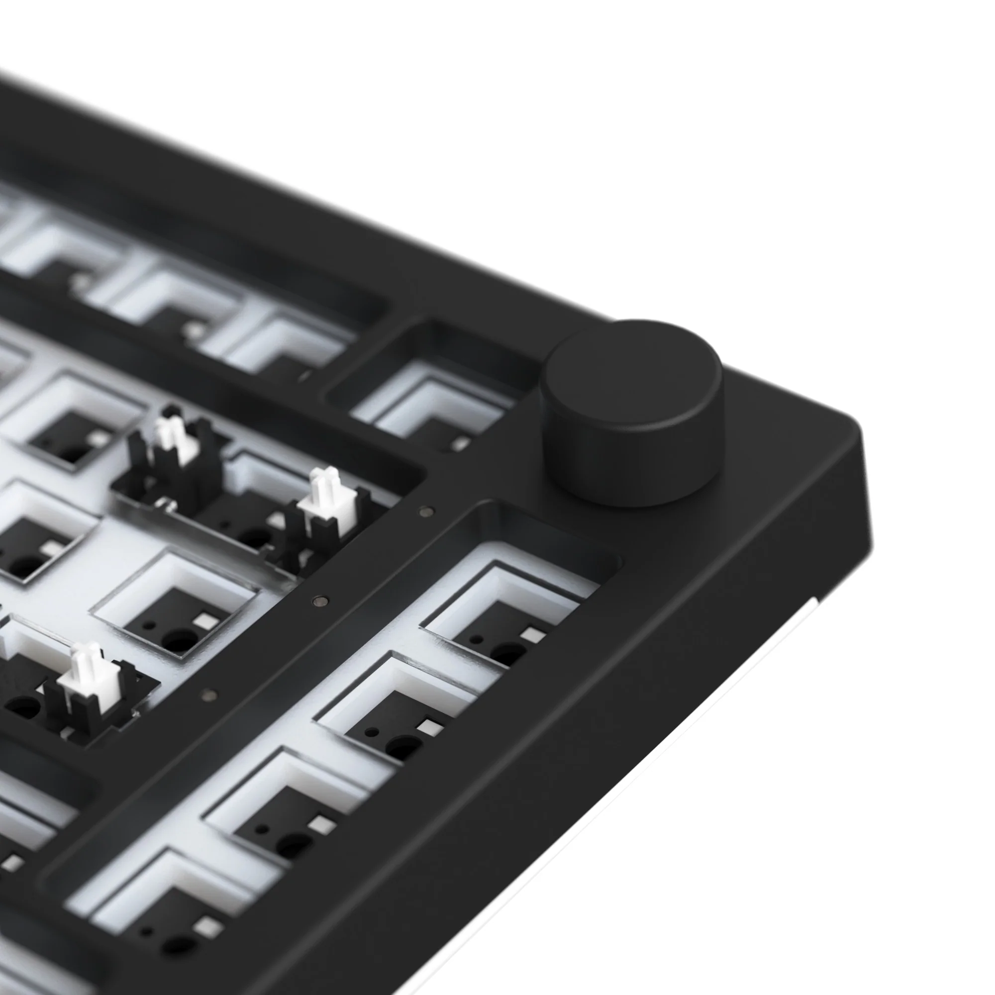 Akko 5075S Barebone Custom Mechanical Keyboard Hot-Swappable DIY Kit Gasket Mount (Dark Night) - Image 6