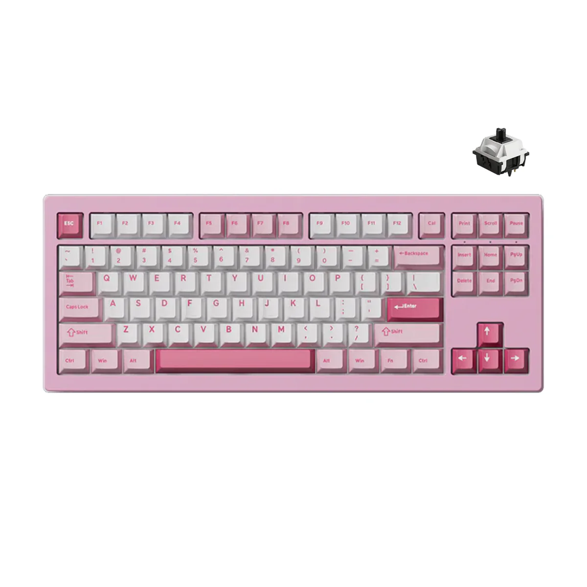 Akko 5087 V3 Prunus Lannesiana Multi-Mode RGB Hot-Swappable Mechanical Keyboard (Akko V3 Piano Pro Switch) (018-019-022-037-020) - Image 7
