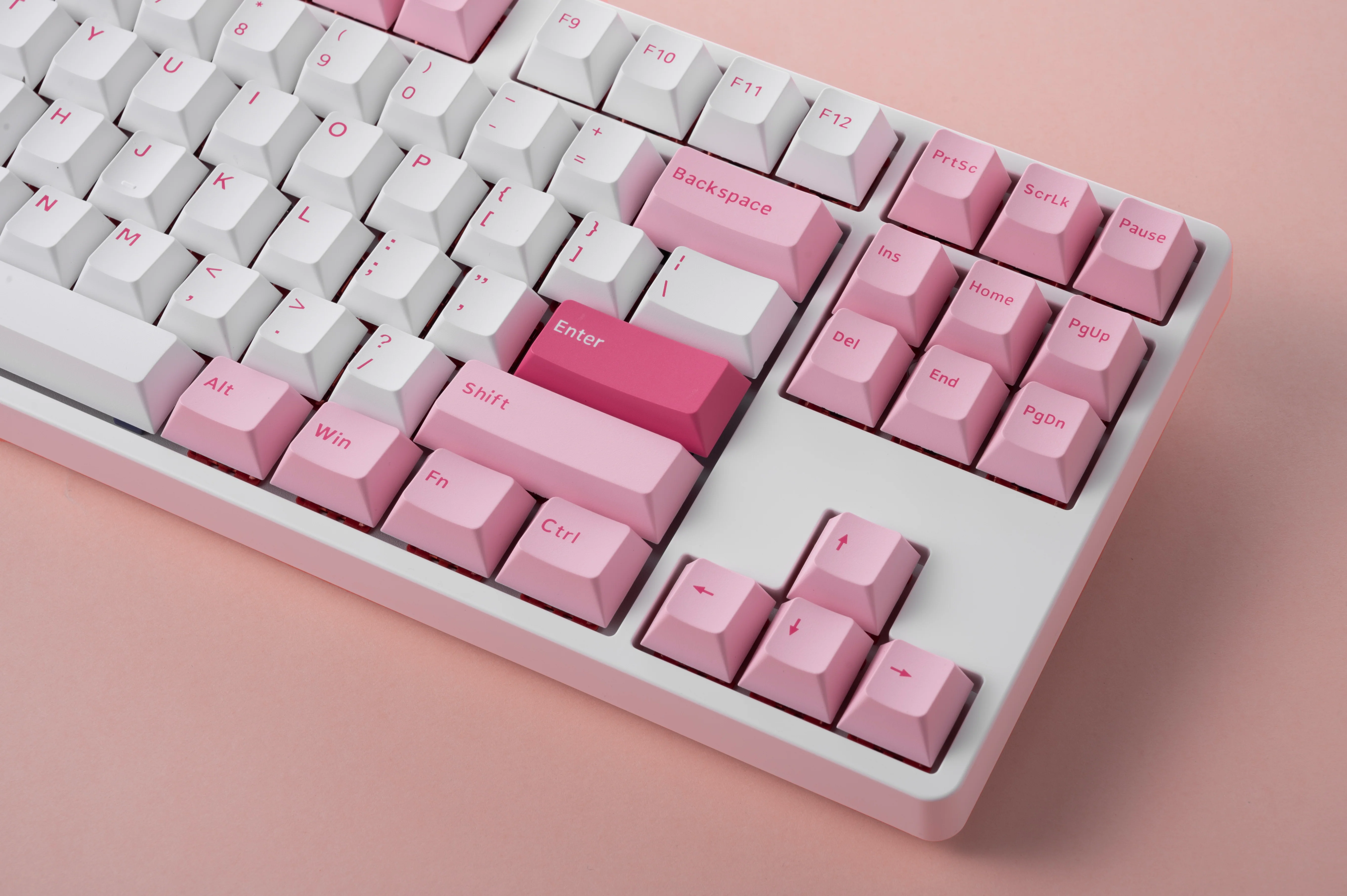 Akko 5087S Via RGB Hot-Swappable Mechanical Keyboard Prunus Lannesiana (Gateron Orange-Lubed) - Image 12