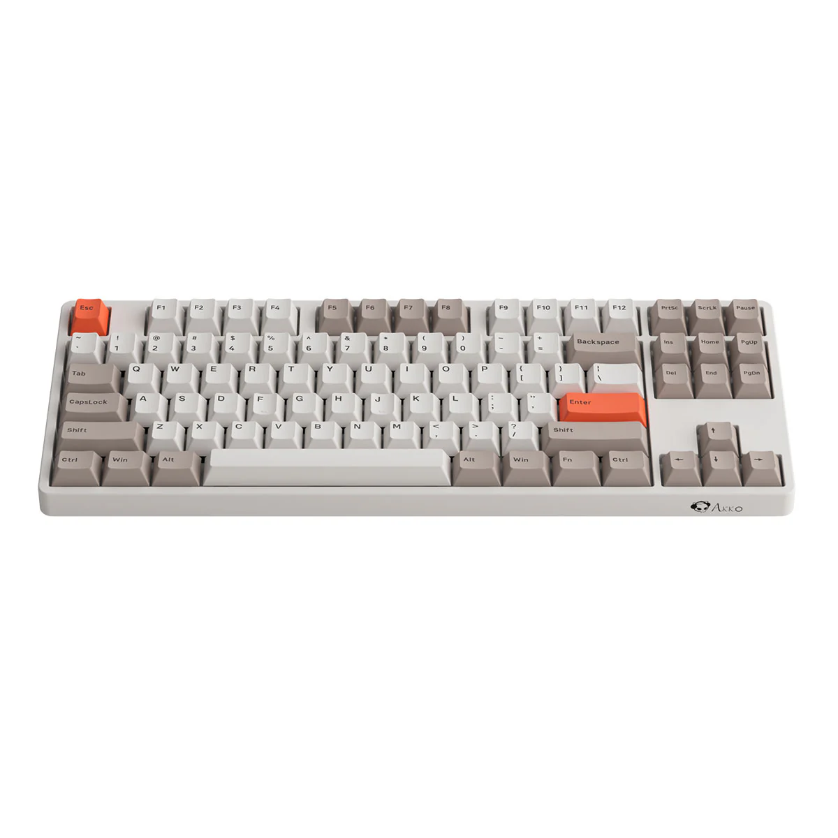 Akko 5087S VIA RGB Hot-Swappable Mechanical Keyboard Steam Engine (Gateron Orange-Lubed) - Image 4
