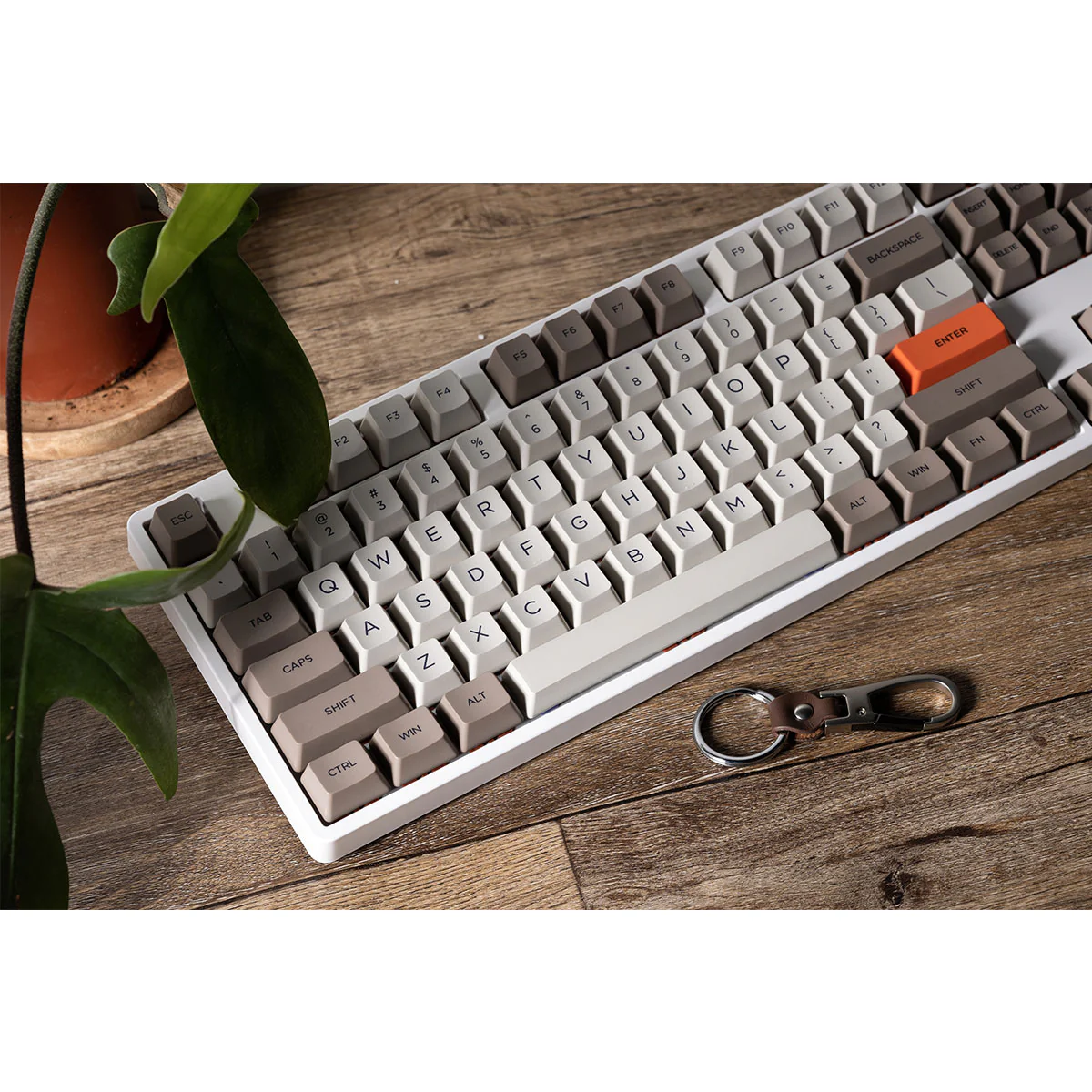 Akko 5087S VIA RGB Hot-Swappable Mechanical Keyboard Steam Engine (Gateron Orange-Lubed) - Image 8