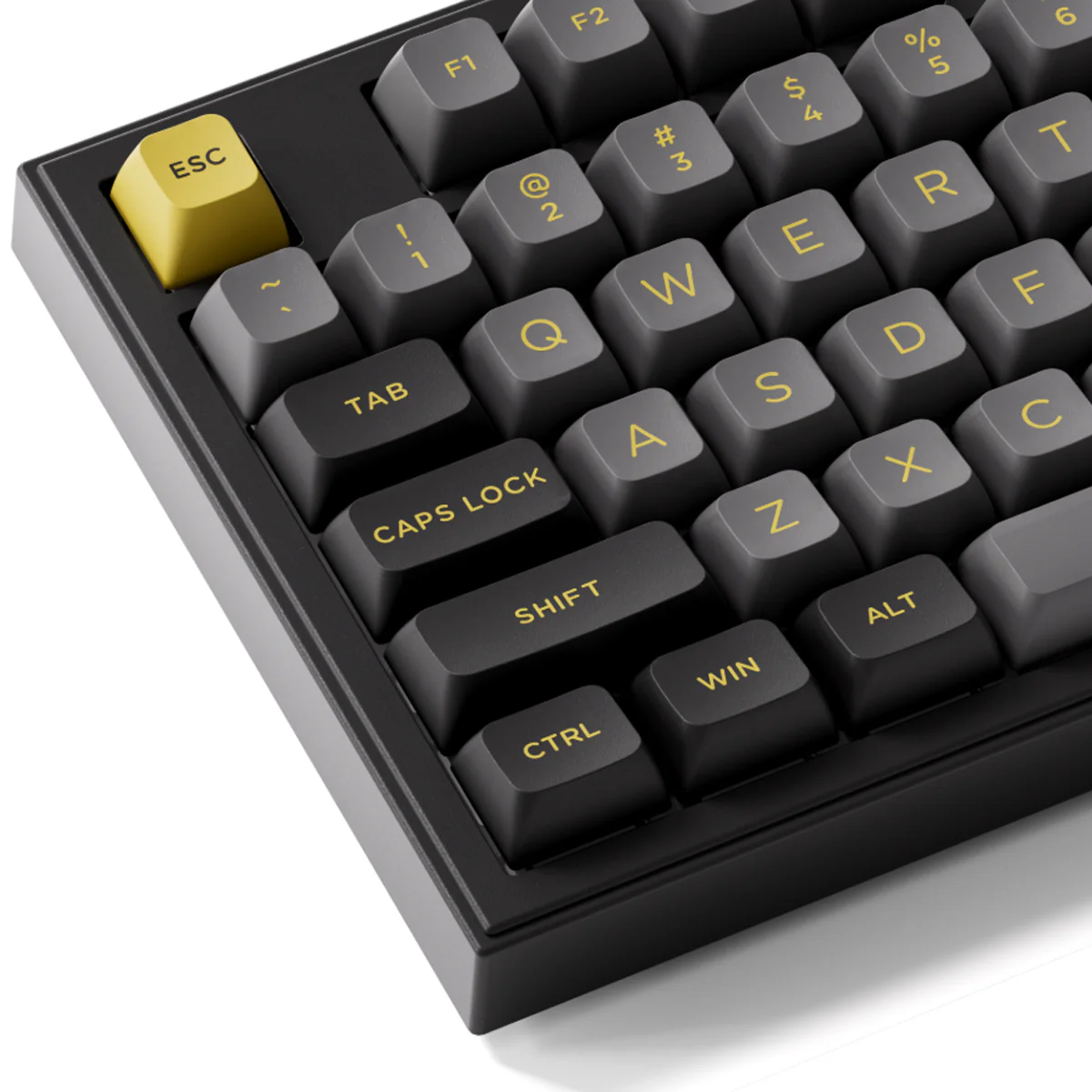 Akko 5098B Black & Gold Multi-Mode RGB Hot-Swappable Mechanical Keyboard with 1.47" LCD Screen (Akko V3 Piano Pro Switch) - Image 3