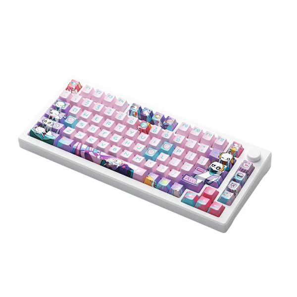 Akko 7th Anniversary MOD007 PC RGB Hot-Swappable Mechanical Keyboard (Akko Cream Yellow Magnetic Switch) - Image 2